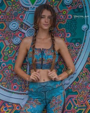 Woman Crop Top / Sportwear Zip - ATLANTIS