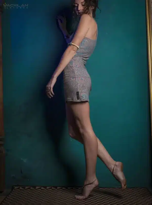 Mini Fitted Dress -ATLANTHEON - Image 3