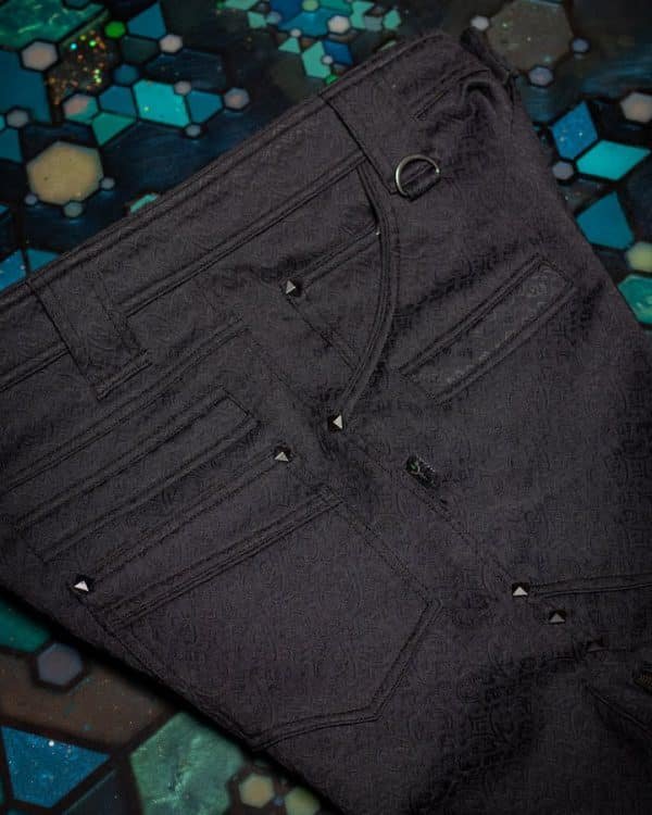 Japanese Jaquard Black ROYAL - Image 3