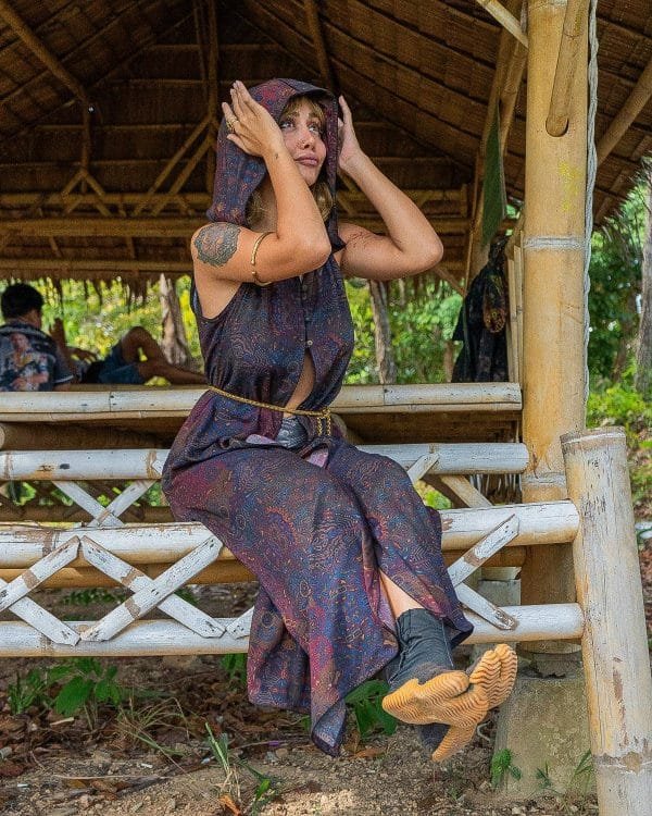 Triangle Long Dress- Neirika - Image 3