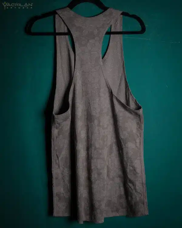 Tank Top Woman / Long John Cotton Slub - Grey SHAMANKA - Image 3