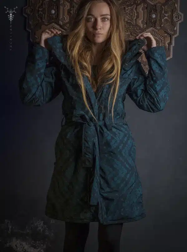 Coat Woman / Waterproof - Bottlegreen MAORIBONES - Image 3