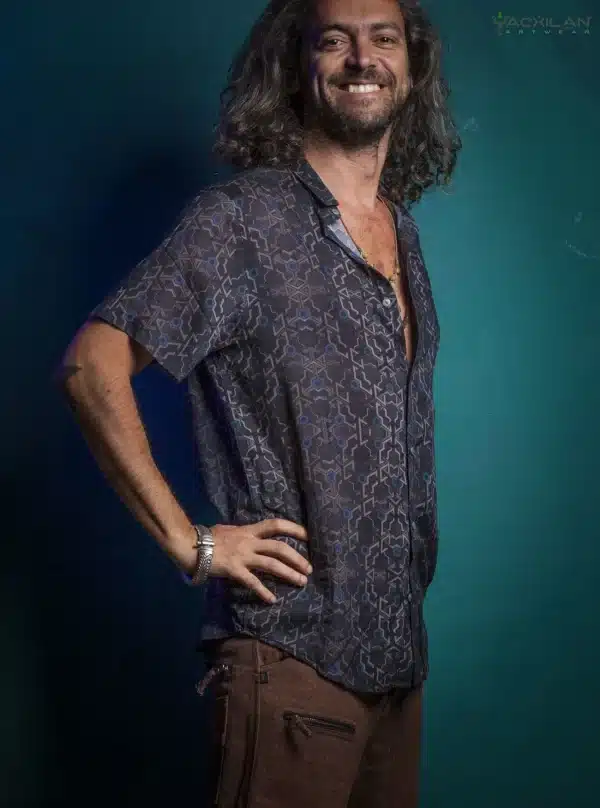 Shirt Men Half Sleeves / Bamboo -CUBIX - Image 2