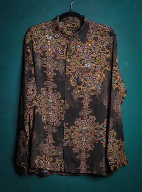 Shirt Men Fullsleeves / Viscose AOP - DEMETRIO