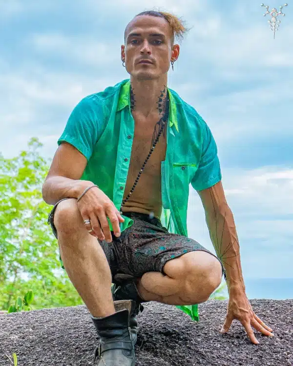 Shirt Men Half Sleeves / Bamboo - GREEN LANTERN - Image 3