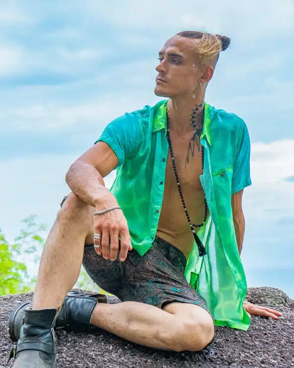 Shirt Men Half Sleeves / Bamboo - GREEN LANTERN - Image 6