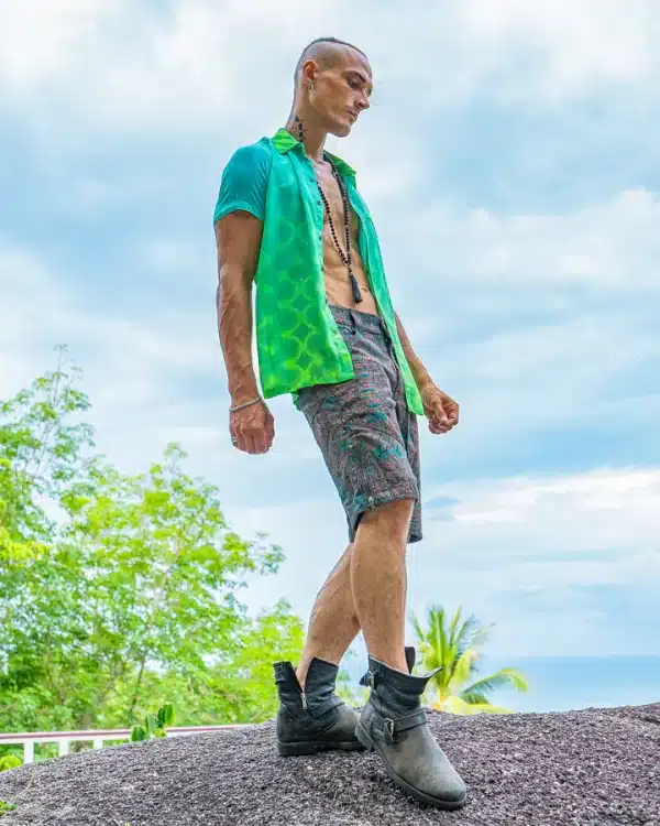 Shirt Men Half Sleeves / Bamboo - GREEN LANTERN - Image 8
