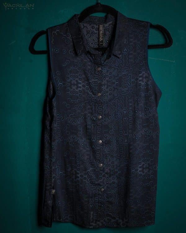 Shirt-Sleeveless-Bamboo-Buttons-DAYDREAMER - Image 4
