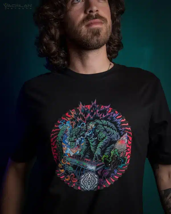 Tshirt/Black DRAGONS OF SANGOMA - Image 2