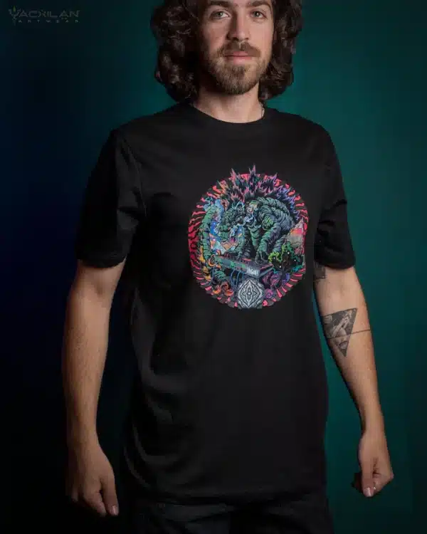 Tshirt/Black DRAGONS OF SANGOMA - Image 5