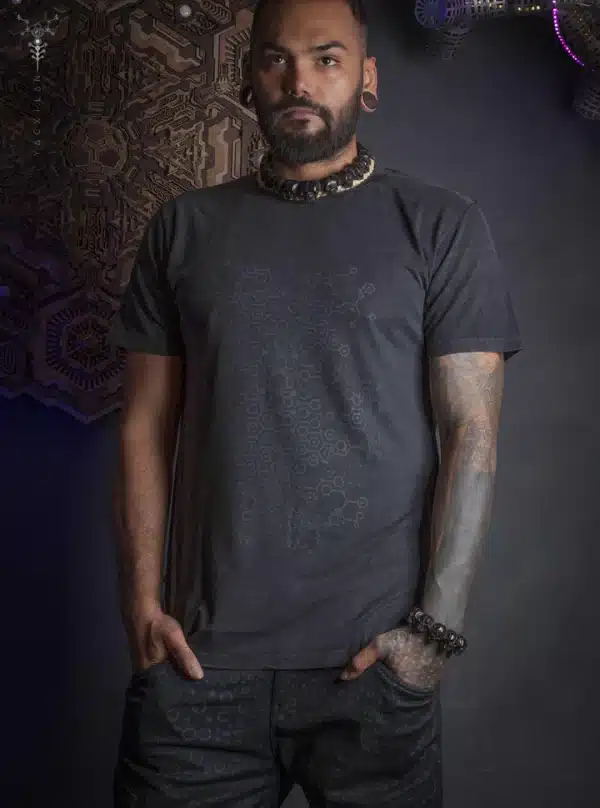 Men's Half Sleeve T-Shirts Round Neck Cotton screenprint - KAMBOOZI