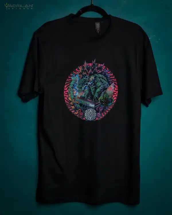 Tshirt/Black DRAGONS OF SANGOMA - Image 4