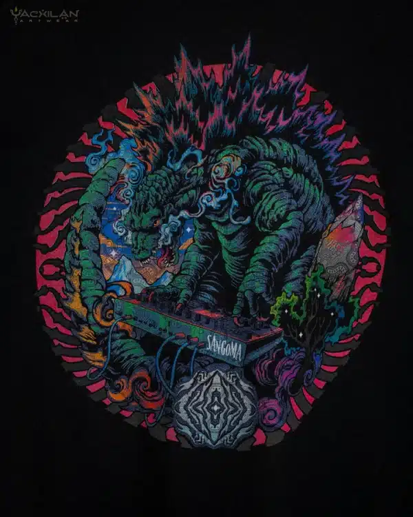 Tshirt/Black DRAGONS OF SANGOMA - Image 3