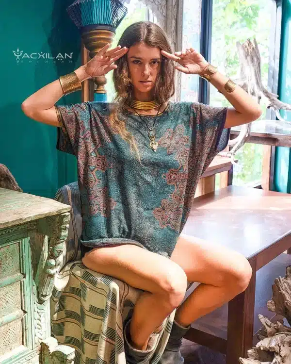 Woman Wideneck Top / Knits - Silverdots ATLANTIS