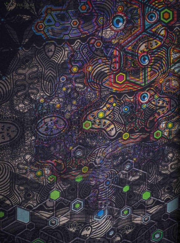 Woman Wideneck Top / Trippy Lace-PSYCHEDELIKA GALACTIKA - Image 3