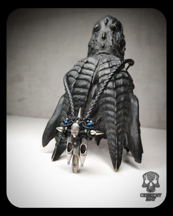 handmade necklace with a distinctive and edgy design