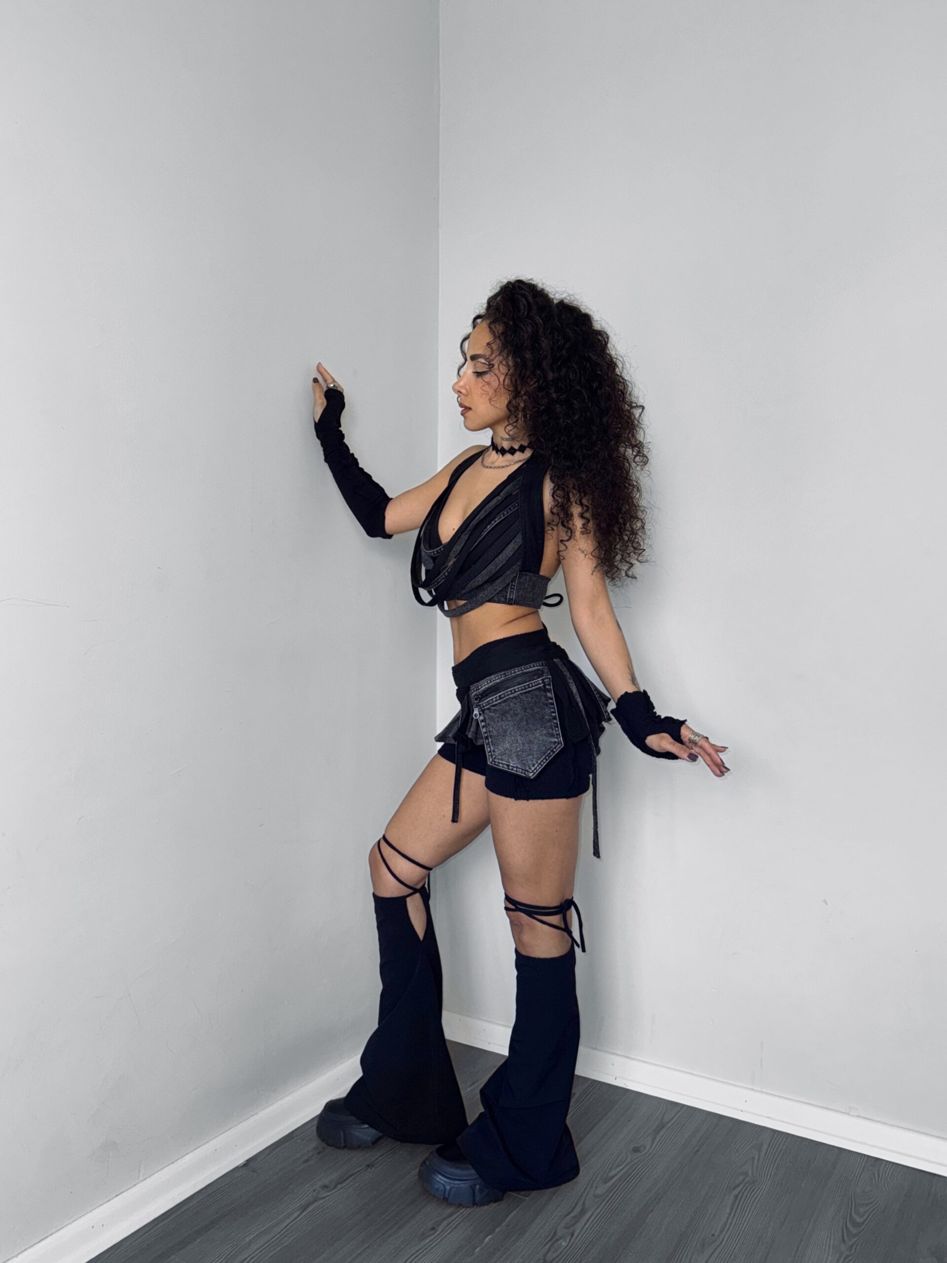 belt skirt and belt bag mina nia