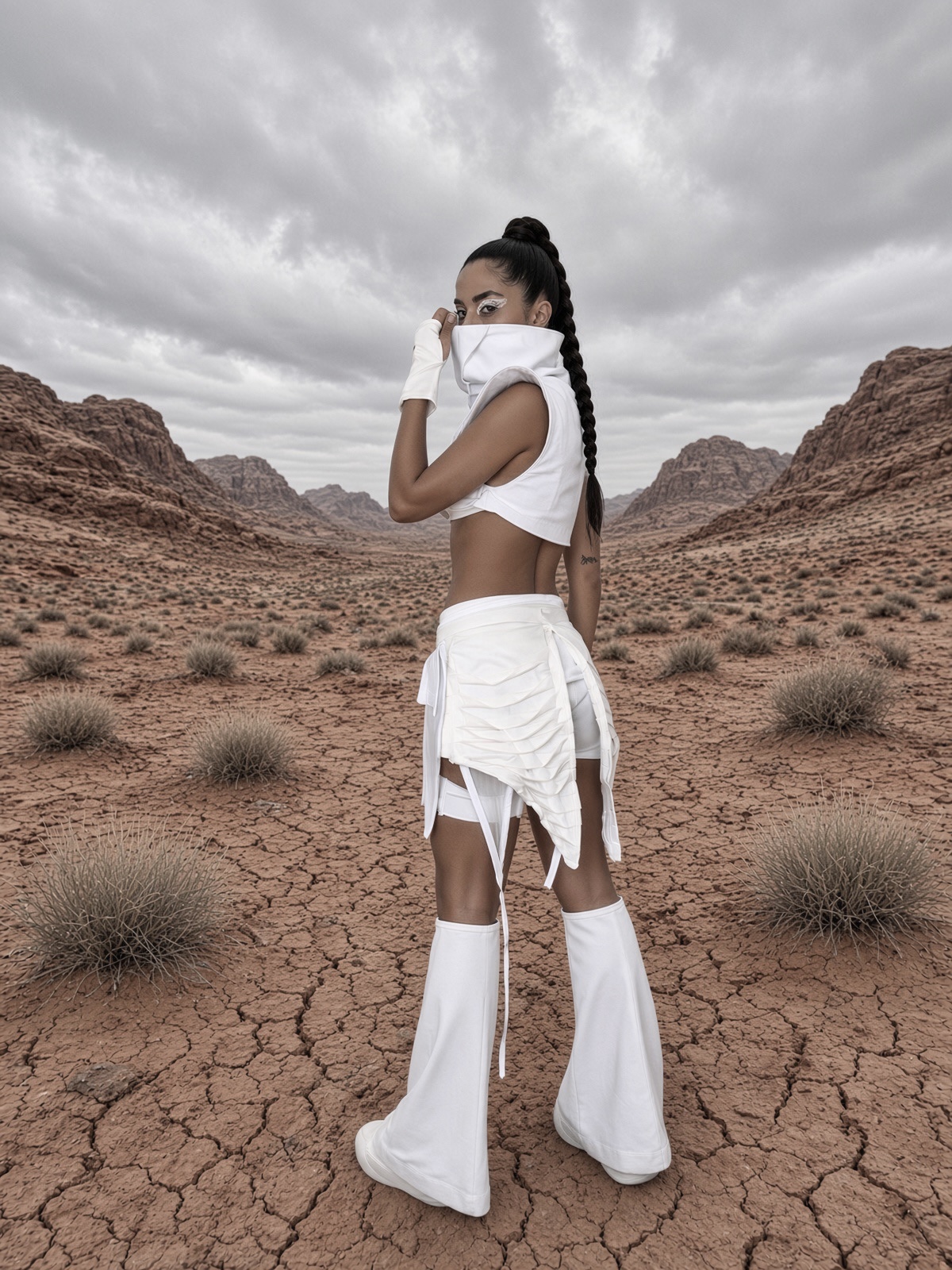 Desert Layered Bottom Belt skirt/ belt bag Mina nia