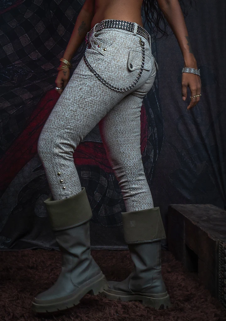 Long Fitted Pants Piratesse - SAND SNAKE